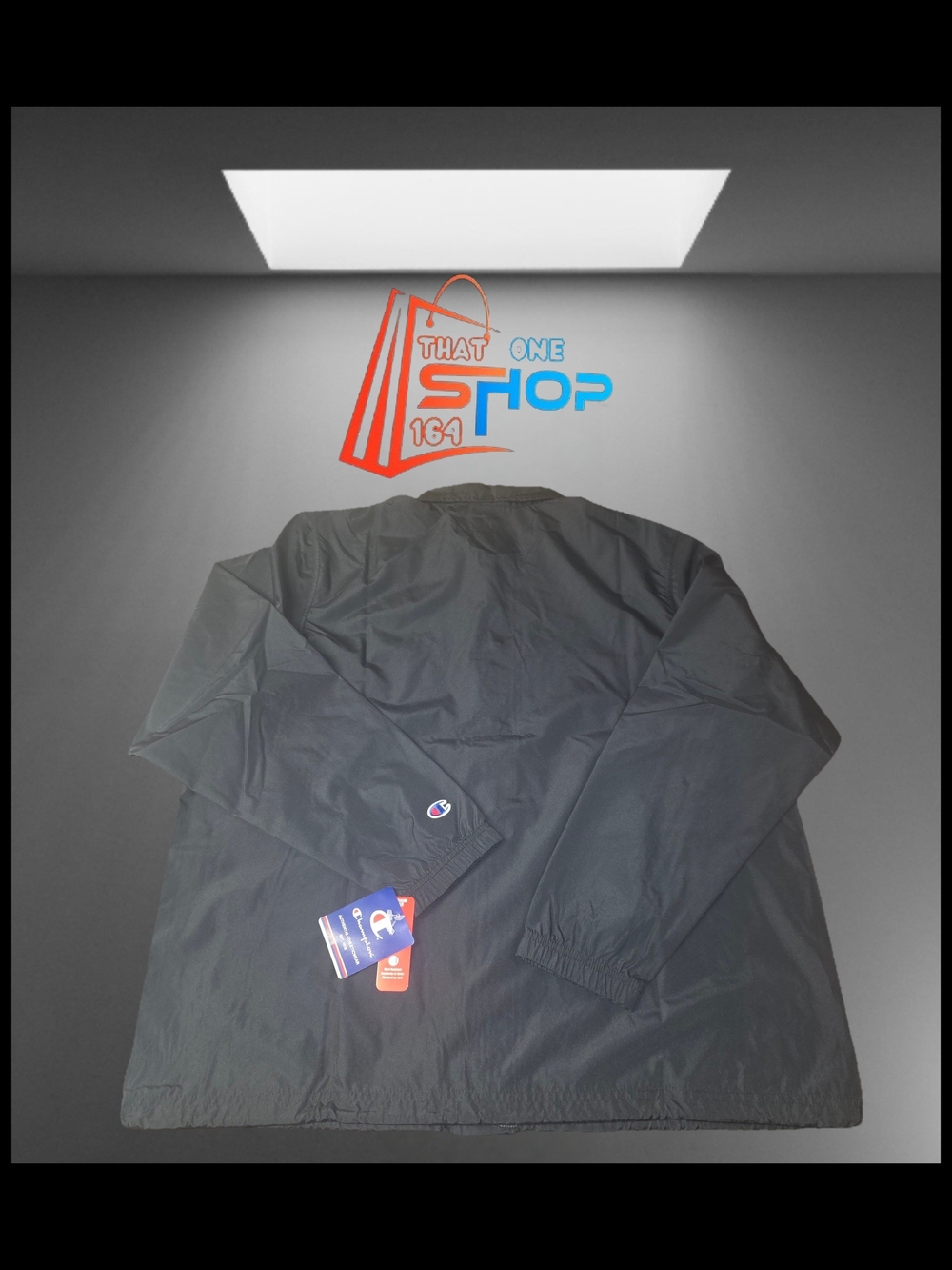 Champion Black Men’s Windbreaker Jacket